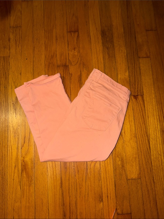 Lee Denim - Women's Peachy pink Slim cropped pants size 8 petite LEE Easy Fit
